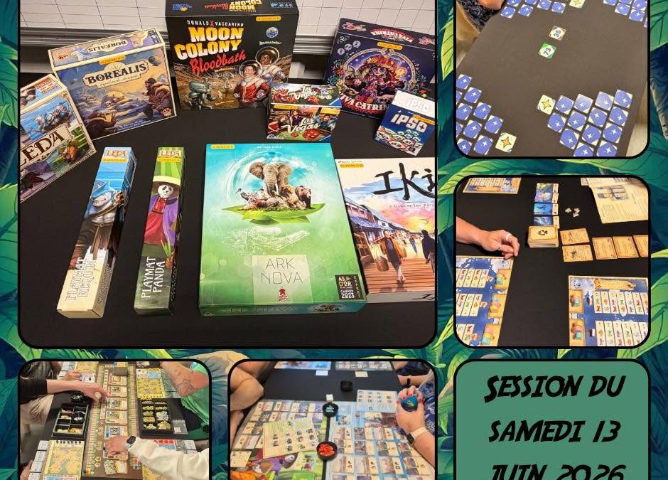 Retour sur la session du samedi 13 juin 2026 !